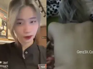 Lộ clip em nv coffee house bị gấu phang tả tơi p2